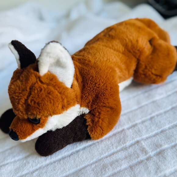 FAO Schwarz Adopt A Pet Red Fox Plush Retired Floppy Woodland Animals HTF 18” - Picture 3 of 8